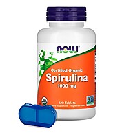 Spirulina Now Foods: Energia e Saúde em 120 Tabs - imagem 1