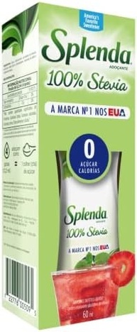 SPLENDA Adoçante Líquido Stevia Caixa 60ml - imagem 2