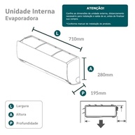 Ar Condicionado Split Inverter Elgin Eco II 9000 BTUs R-32 Wi-Fi 220V - imagem 3