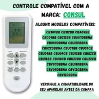 Controle Remoto Universal para Ar Condicionado Consul Split - Compatível com Linhas Facilite e Bem Estar - imagem 3
