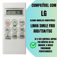 Controle Remoto LG Split Smile Frio – Compatível AKB TSN TSC | Substitua com Facilidade - imagem 2