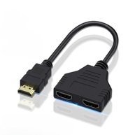 Duplicador HDMI Splitter Y: 1 Entrada Macho para 2 Saídas Fêmeas - Expanda sua Imagem! - imagem 2