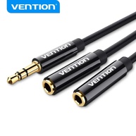 Splitter de Áudio 3.5mm VENTION: Compartilhe Som em 2 Fones - imagem 1