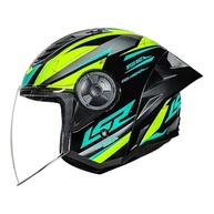 Capacete LS2 Airflow 2 OF616 Aberto Spoiler Draze Verde: Estilo e Aerodinâmica - imagem 2