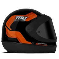 Capacete Fechado Pro Tork Sport 788 Laranja - Tamanho 56 com Viseira Fumê - imagem 3