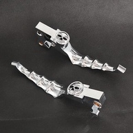 Alavanca de Embreagem e Freio CNC Crânio para Harley Sportster 883/1200 (2004-2015) - Cromo - imagem 5