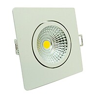 Spot Foxlux LED Quadrado 5W 6500K Bivolt – Iluminação Potente e Moderna - imagem 1