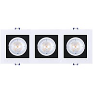 Spot Led 3x5W Branco Triplo Quadrado Black+Decker - imagem 1