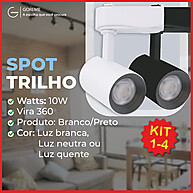Spot LED para Trilho: Ilumine com Estilo! - imagem 1