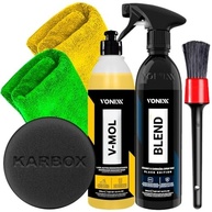 Kit Completo V-Mol 500ml Vonixx: Shampoo e Blend Spray Black + Acessórios Karbox para Detalhamento Automotivo - imagem 2