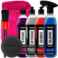 Kit Completo Vonixx Intense, Shiny, Blend Spray e V-Floc com Acessórios Karbox para Detalhamento Automotivo - imagem 2