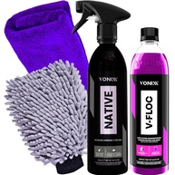 Kit Cera Spray Native Spray Shampoo Neutro V-Floc 500ml Vonixx + Acessórios - imagem 1