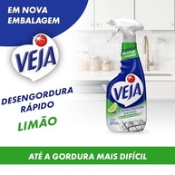 VEJA Limpador Spray Gold Cozinha Desengordurante Limão 500ml - Limpeza Rápida e Eficiente - imagem 4