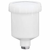 Copo de Spray de Tinta 125ml com Tampa Antivazamento - Conector Rosqueado Aço Inox - imagem 1