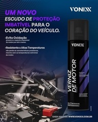 Spell 2.0 Vonixx: Selante Brilho e Proteção + Verniz Motor Spray 400ml - imagem 3