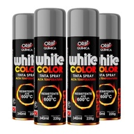 Kit 4 Tintas Spray Alta Temperatura Prata: Renove Rodas, Escapamentos e Mais! - imagem 2