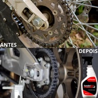Kit Essencial: Limpador Desengraxante Sandet 955 Spray + Pincel para Detalhamento de Moto e Carro - imagem 3