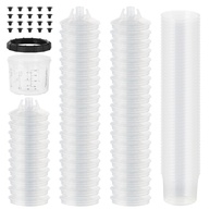 Kit de Copos Descartáveis para Pistola de Pintura Spray - 200ml com 50 Forros, Tampas e Acessórios - imagem 1