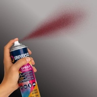 Tinta Spray 400ml Vermelho Uso Geral em Aço Ferro Couro Gesso Cerâmica | Universo | Kit 04 un - imagem 3