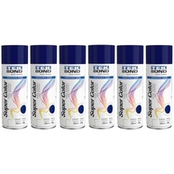 Kit 6 Tintas Spray Azul Escuro TekBond - Acabamento Profissional para Madeira, Metal e Artesanato - imagem 2