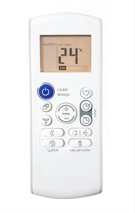 Controle remoto compativel ar condicionado Springer Midea Admiral Comfee RG57B - imagem 2