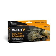 Vallejo - Model Color Effects Rust, Stains & Streaking Set | Modeling Acrylic Paints | 8 Bottles x 18 ml (0.60 fl.oz.) - imagem 2