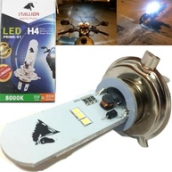 Lampada LED H4 Moto 8000K Efeito Xenon Universal Stallion - Iluminação Superior - imagem 4