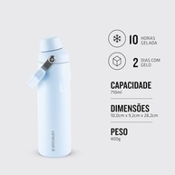 Garrafa Stanley Aerolight 710ml Flow Heather - Leve, Isolada e à Prova de Vazamento - imagem 3