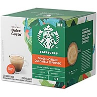 Café Starbucks Colômbia Dolce Gusto: 10 Cápsulas Espresso - imagem 4