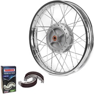Roda Traseira Raiada CG 150/160 Titan, Fan e Start: Completa com Rolamentos e Lonas de Freio - imagem 1