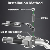 Espelhos Retrovisores Stealth Wind Wing para Motos: Estilo e Aerodinâmica para Kawasaki, Yamaha e Mais! - imagem 5