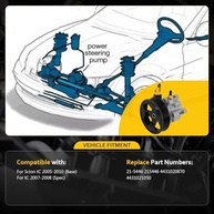 Bomba de Direção Hidráulica Power Steering Pump 21-5446 para Scion tC 2005-2010 2.4L - imagem 4
