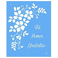 Stencil Flor do Campo: Decore com Facilidade! - imagem 1
