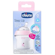 Mamadeira Step Up 150ml Rosa - Bico Confortável e Anti-Cólica da Chicco - imagem 4