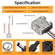 Starlink Mini Step Up: Cabo de Alimentação 12V/24V para 30V 3.5A - Energia Confiável em Qualquer Lugar - imagem 3