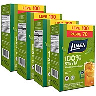 Stevia Linea Leve: 4 Kits com 70 Sachês! - imagem 1