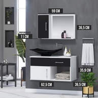 Gabinete de Banheiro Completo New Stilo - imagem 2
