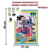 Quebra-Cabeça Stitch 300 Peças: Diversão e Aprendizado com Lilo & Stitch - imagem 2