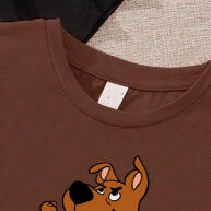 Kit Camiseta Feminina Algodão + 3 Óculos Harry Baby, Scoob, Lilo & Stitch - imagem 1