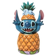 Estátua Jim Shore Disney Lilo & Stitch Pineapple Pal - Coleção Traditions, 14 cm, Multicolorido - imagem 2