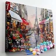 Kit de Pintura Terapêutica Torre Eiffel - Relaxamento e Criatividade com MAUE ART STORE - imagem 2