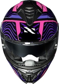 Capacete Feminino Norisk Strada 2 Fusion Roxo c/ Óculos Integrado - Segurança e Estilo - imagem 3