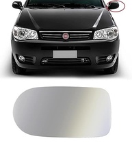 Lente Retrovisor Palio Fire, Siena, Strada, Uno (Esquerdo) - Base Metalizada - imagem 2