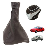 Bola Câmbio Cromada Coifa Fiat Palio Strada 1996-2002: Toque de Estilo e Conforto - imagem 1