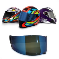 Viseira Azul 2mm para Capacete LS2 FF358 FF396, Helt Strada, Texx Action, GT'S FW3 - Moto Visão - imagem 1