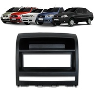 Moldura 1 Din Preta Fiat Idea, Palio, Strada, Siena (2003-2011) - Instale seu DVD/MP3 com Estilo! - imagem 1