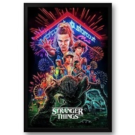 Quadro Decorativo Stranger Things 40x60cm - Moldura Ecológica com Impressão Premium - imagem 2