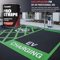 Tinta Pro Stripe Verde Neon - Marcação de Linhas Profissionais para Quadras, Estacionamentos e Superfícies (1 Galão) - imagem 4