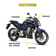 Protetor de Carenagem Stunt Race para CB 300F Twister 2023+ | Aço Reforçado e Design Esportivo - imagem 4