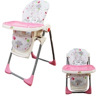 Cadeira Alta de Refeição Baby Style Rosa - Conforto e Segurança para Alimentação do Bebê - imagem 1